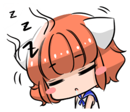 Tangerine sister sticker #4868684