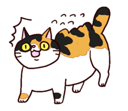 Syo-chan,calico cat sticker #4869483