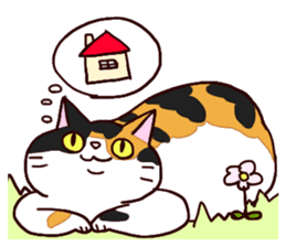 Syo-chan,calico cat sticker #4869486