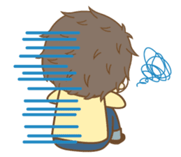 Eyeglasses Boy sticker #4869760