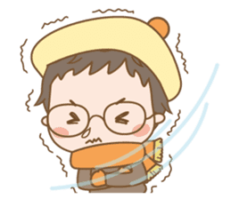 Eyeglasses Boy sticker #4869765