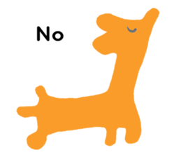 Creature of strange shape sticker #4870429