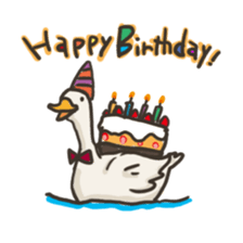 Funny White Ducks sticker #4871747