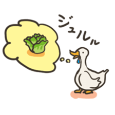 Funny White Ducks sticker #4871757