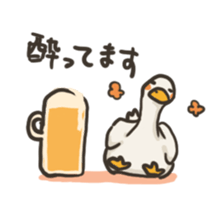 Funny White Ducks sticker #4871780