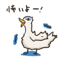Funny White Ducks sticker #4871783