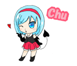 Hachinin no akumakko sticker #4871789