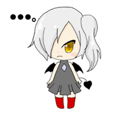 Hachinin no akumakko sticker #4871804