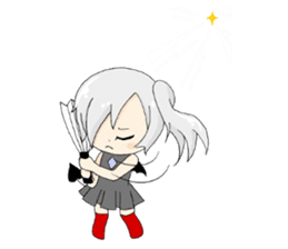 Hachinin no akumakko sticker #4871807