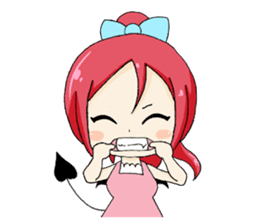 Hachinin no akumakko sticker #4871812