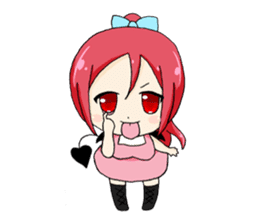 Hachinin no akumakko sticker #4871813