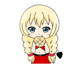 Hachinin no akumakko sticker #4871814