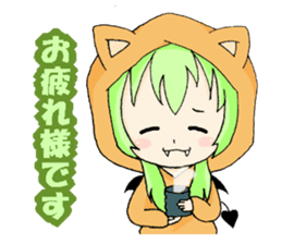 Hachinin no akumakko sticker #4871819
