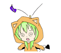 Hachinin no akumakko sticker #4871821