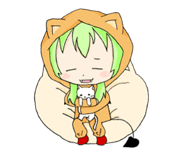 Hachinin no akumakko sticker #4871823