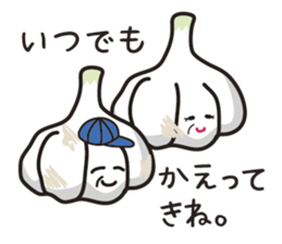 KAMISHIHI-NINNIkun -a garlic boy- sticker #4872388