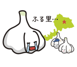 KAMISHIHI-NINNIkun -a garlic boy- sticker #4872389