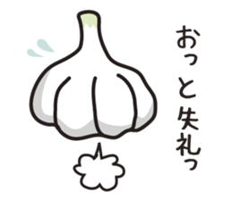 KAMISHIHI-NINNIkun -a garlic boy- sticker #4872390