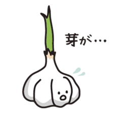 KAMISHIHI-NINNIkun -a garlic boy- sticker #4872397