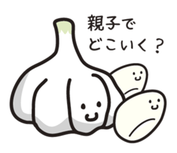 KAMISHIHI-NINNIkun -a garlic boy- sticker #4872399