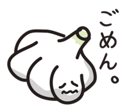 KAMISHIHI-NINNIkun -a garlic boy- sticker #4872409
