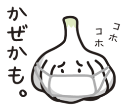 KAMISHIHI-NINNIkun -a garlic boy- sticker #4872411
