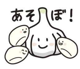 KAMISHIHI-NINNIkun -a garlic boy- sticker #4872419