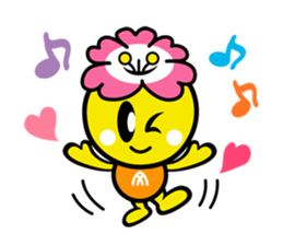 Japanese Yuruchara"Mikuchan" sticker #4872468