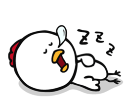The chicken to flatter sticker #4873163