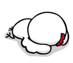 The chicken to flatter sticker #4873174