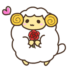 Sheep of Hitsudi !! sticker #4873393