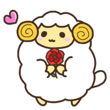 Sheep of Hitsudi !! sticker #4873393