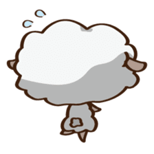 Button Sheep sticker #4873688