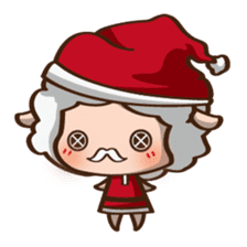 Button Sheep sticker #4873699