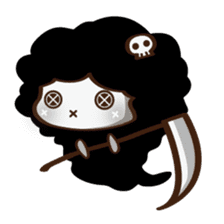 Button Sheep sticker #4873700