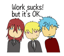 HATARAKU SHINGOUKISAMA! yuruplus sticker #4873903