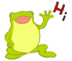 funny frog sticker #4874024