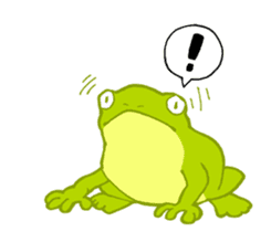 funny frog sticker #4874026