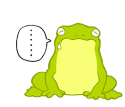funny frog sticker #4874041