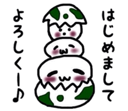 The egg on top of the head. Part2. sticker #4874376