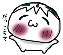 The egg on top of the head. Part2. sticker #4874400