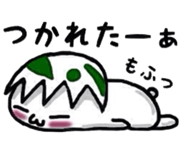 The egg on top of the head. Part2. sticker #4874402