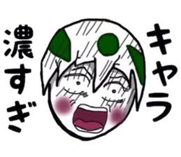 The egg on top of the head. Part2. sticker #4874406