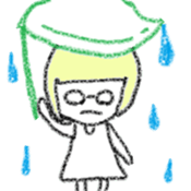 Bobbed hair Glasses Girl sticker #4874815