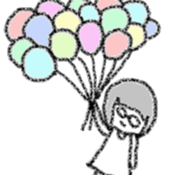 Bobbed hair Glasses Girl sticker #4874823
