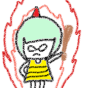 Bobbed hair Glasses Girl sticker #4874826