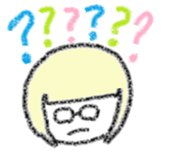 Bobbed hair Glasses Girl sticker #4874827