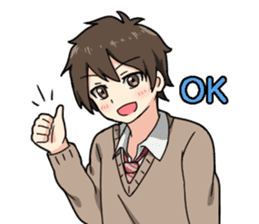 Everyday sticker of high school students sticker #4875248