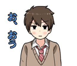 Everyday sticker of high school students sticker #4875251