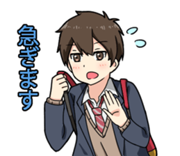 Everyday sticker of high school students sticker #4875259